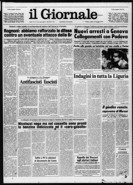 Il giornale nuovo : quotidiano del mattino